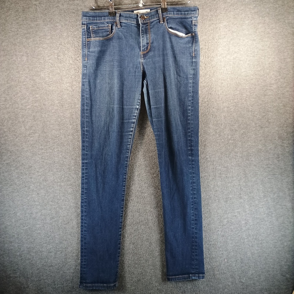 Banana Republic Premium Denim Women 31 Skinny Medium Stone Wash‎ Mid Rise